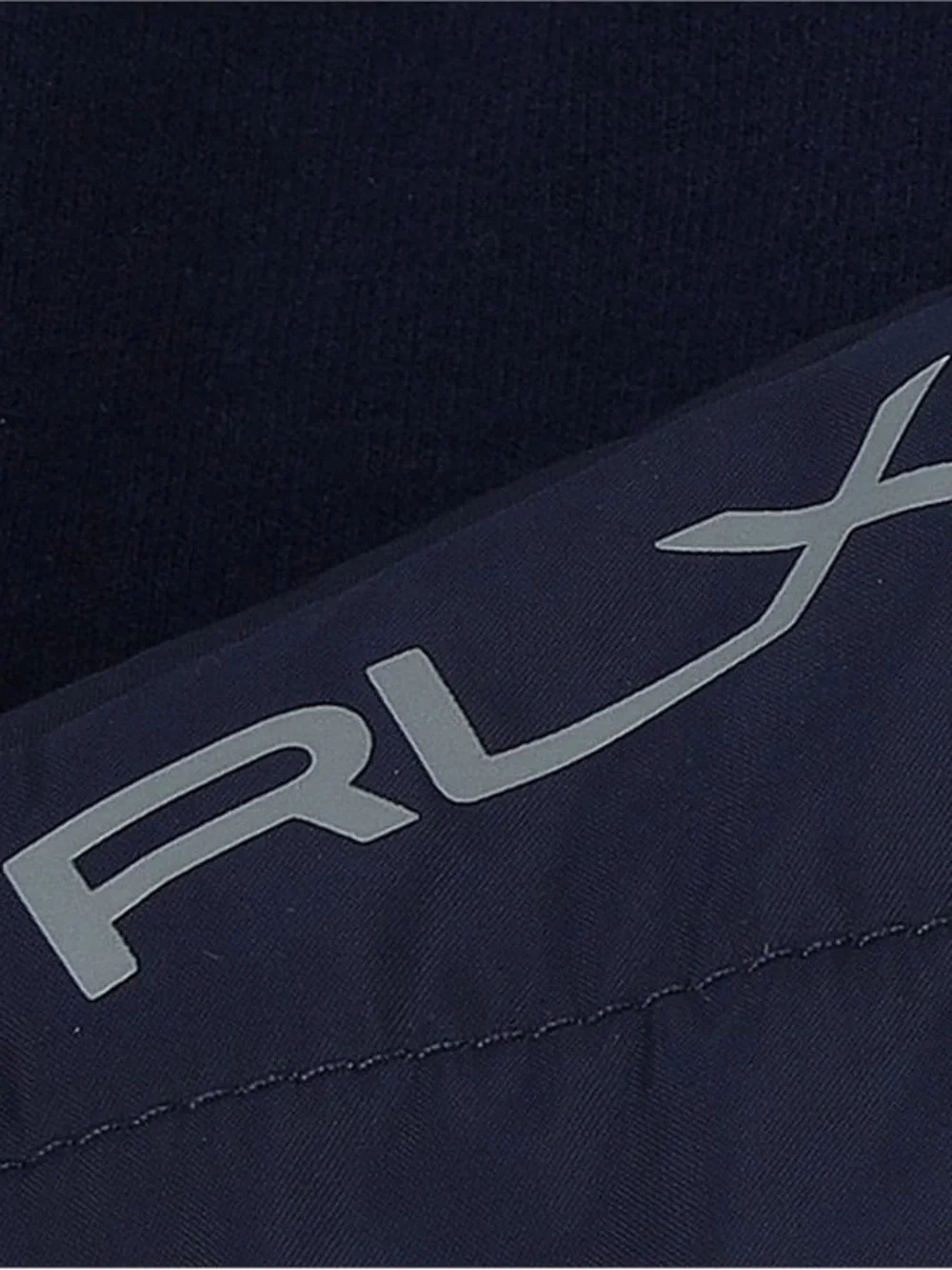 Ralph Lauren RLX Golf Quilted Panel Fleece Pullover Navy 1/4 Zip Size Small NWT